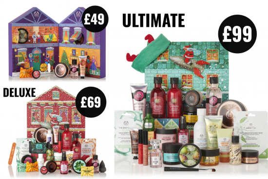 The Body Shop Calendars Available Now!