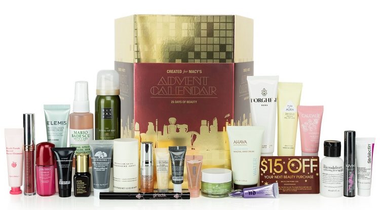 Macy's beauty advent calendar 2019
