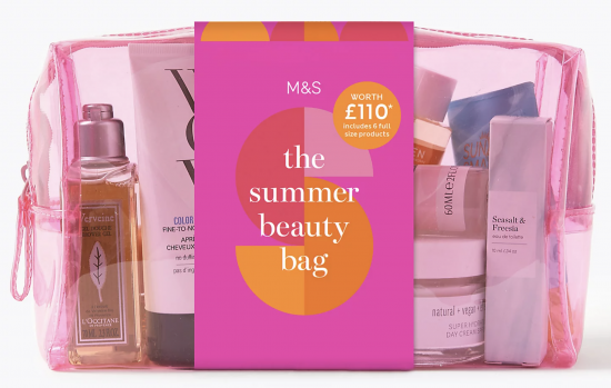 M&S Summer Beauty Bag Worth £110!