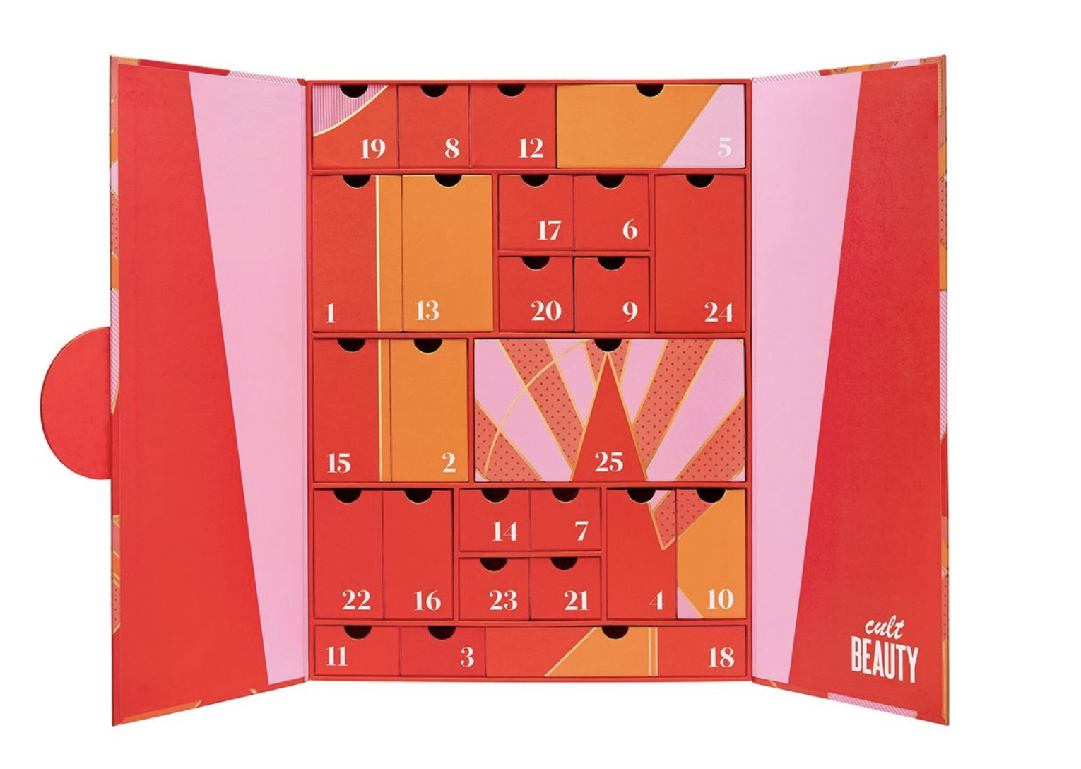 Cult Beauty advent calendar 2020 inside