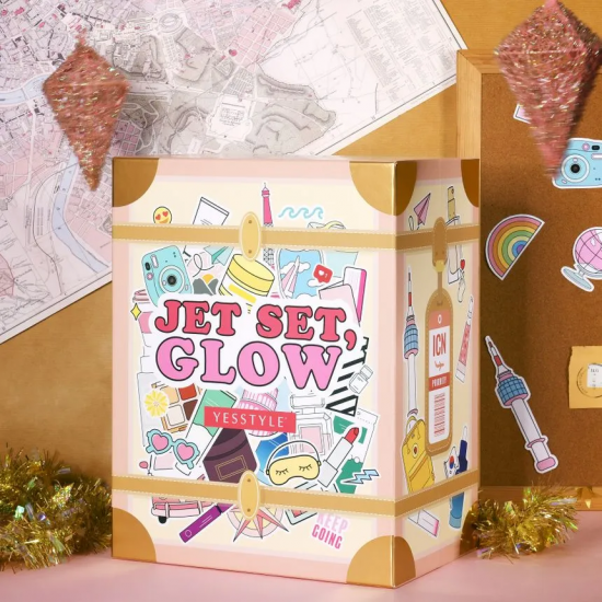 YesStyle ‘Jet Set, Glow’ Beauty Advent Calendar 2020