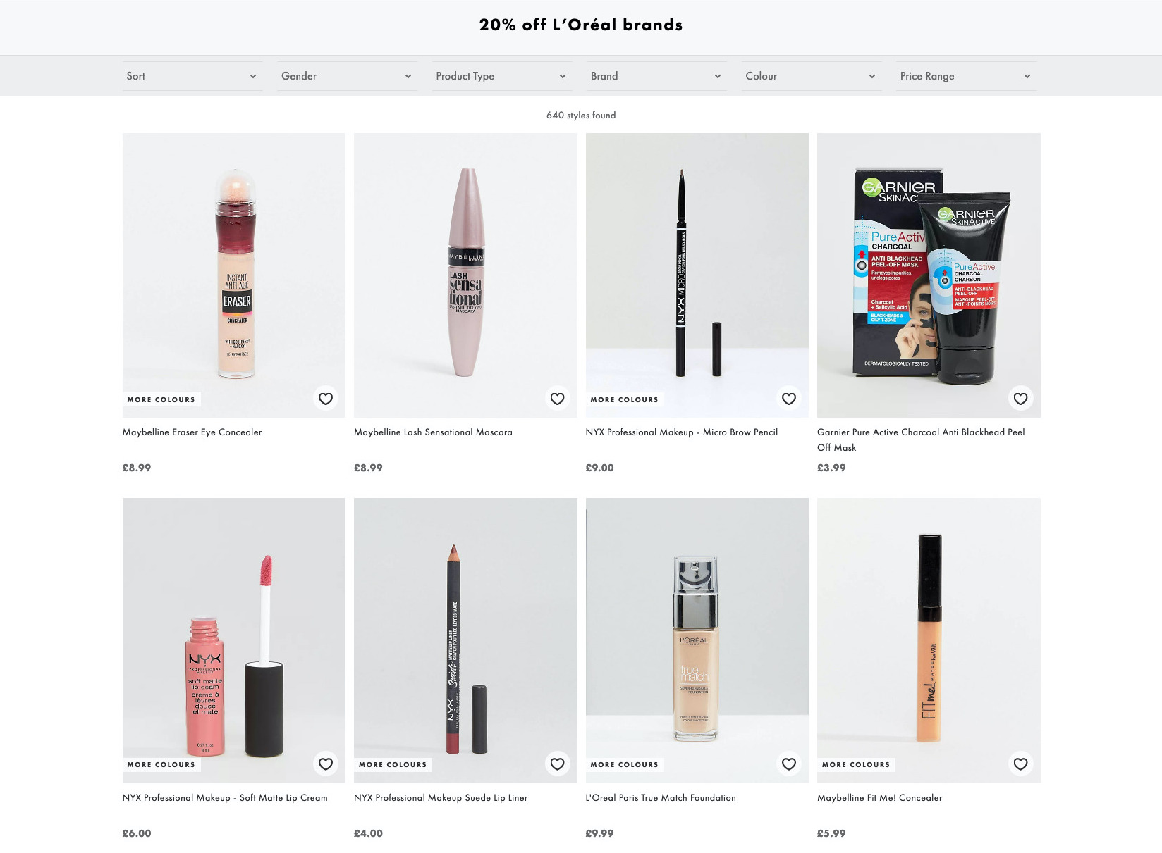 L'oreal 20% off December 2020