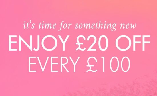 Space NK £20 off every £100 Spent!