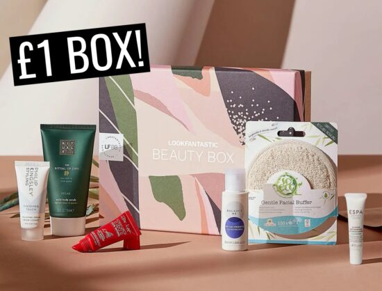 LookFantastic Beauty Box For £1!