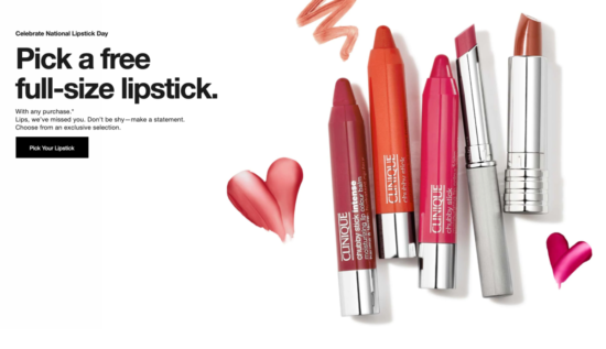 Clinique FREE Full Size Lipstick