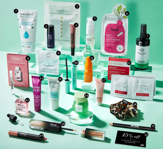 Cult Beauty Unsung Heroes Goody Bag