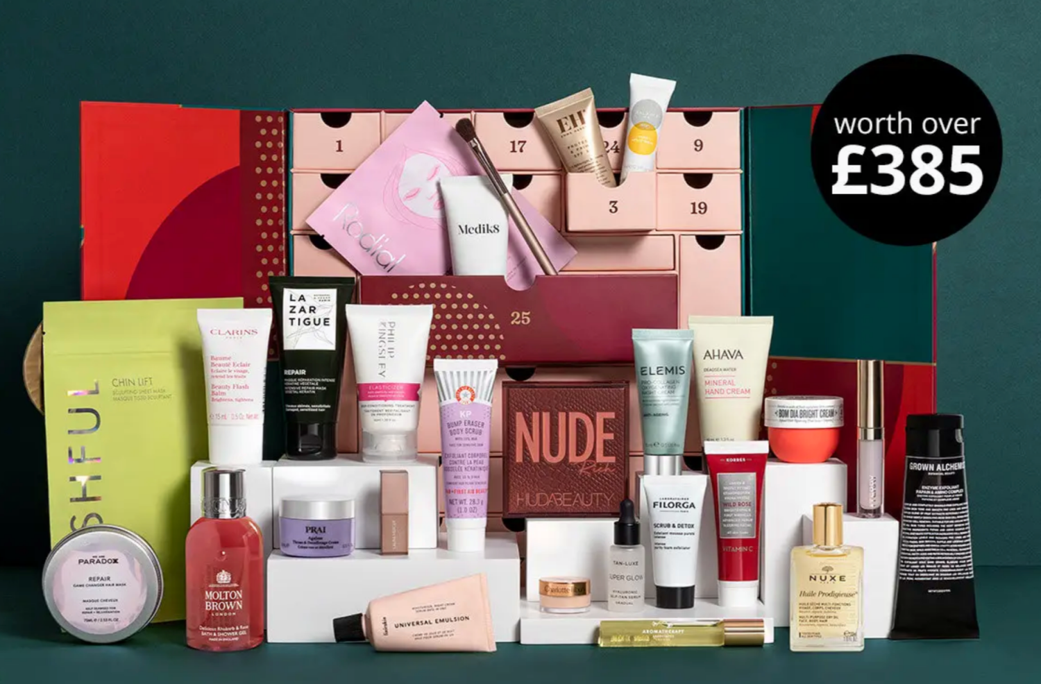 Feel Unique advent calendar 2021 contents