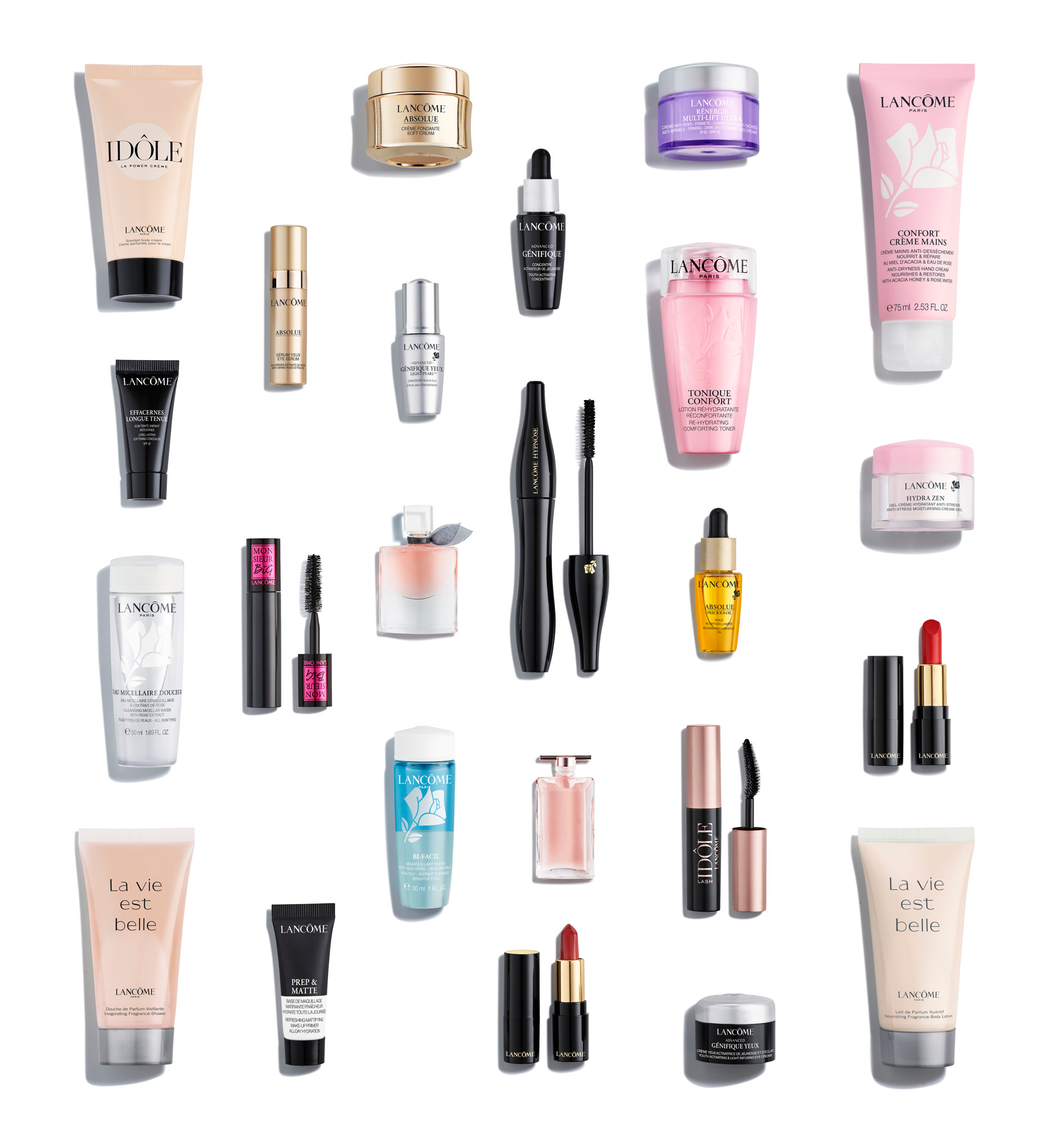 Lancome Calendar Contents 2021