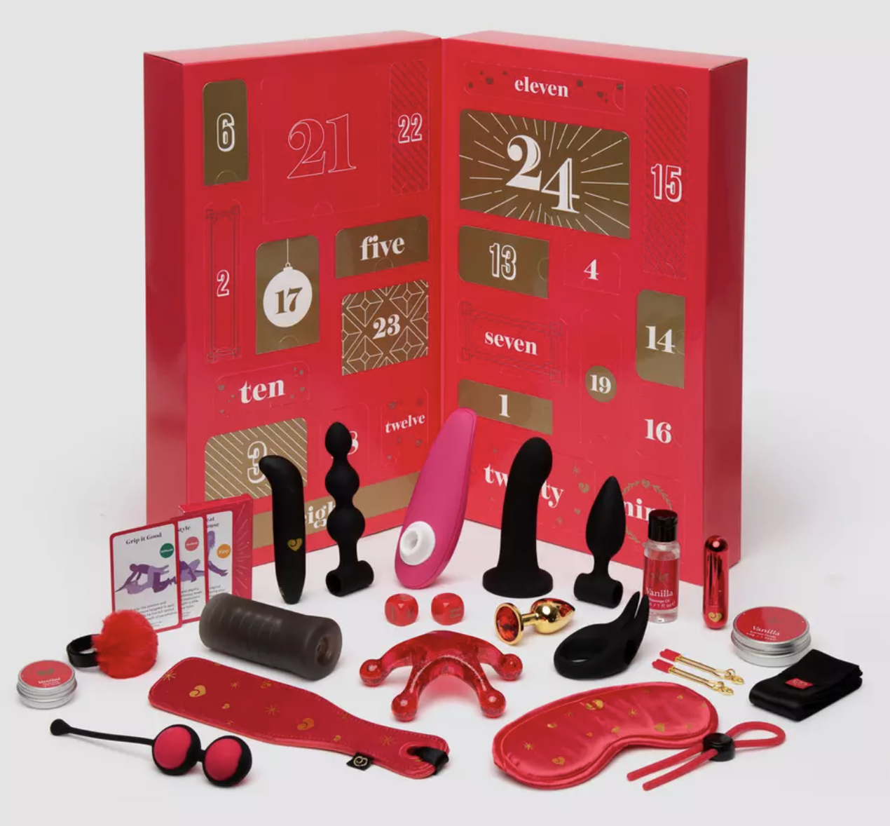 Lovehoney advent calendar contents 2021