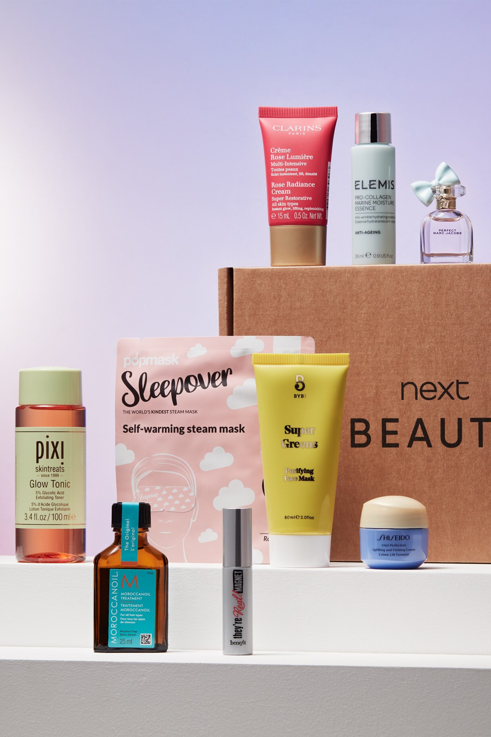 Next The Beauty Heroes Beauty Box - Marc Jacobs, PIXI, Clarins