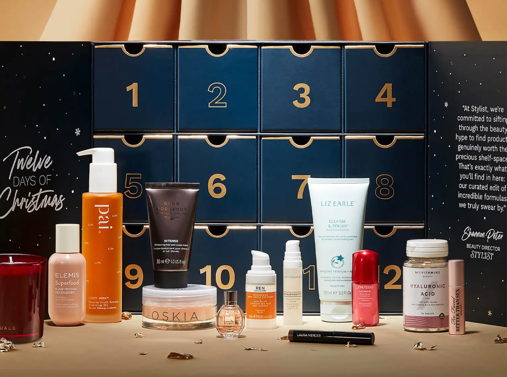 LookFantastic x Stylist Advent 2021 Contents