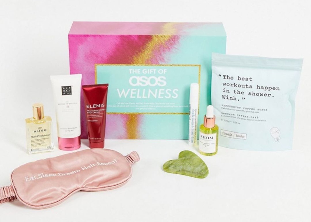 ASOS wellness gift set box