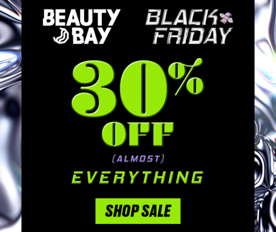 Beauty Bay Black Friday – 30% Off (Almost) Everything