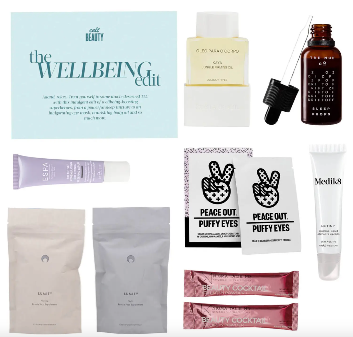 Cult Beauty Wellbeing Edit Box