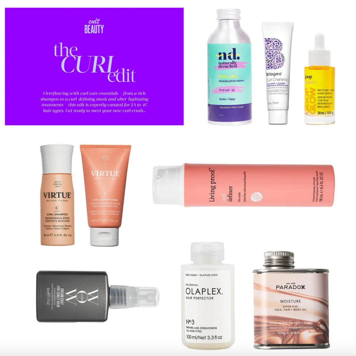 Cult Beauty Curl Edit