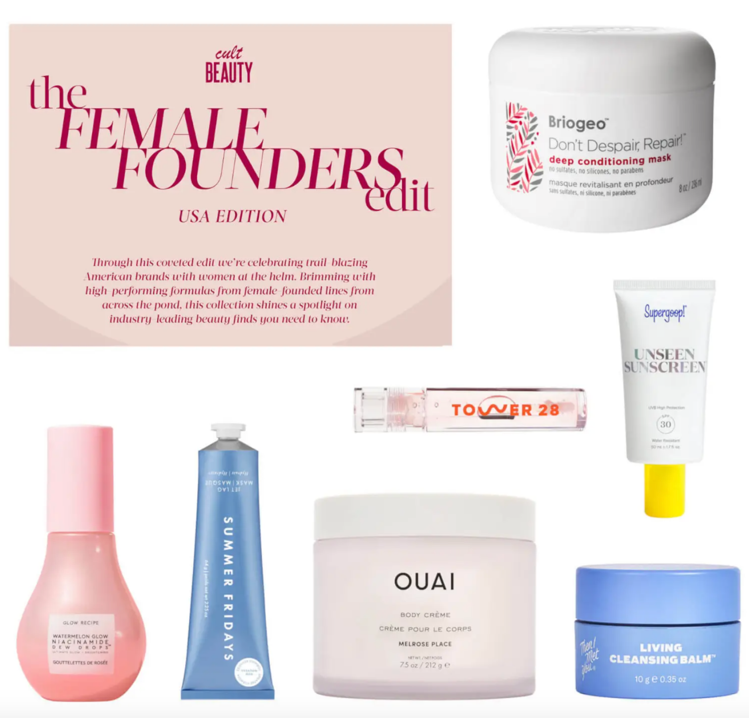 Cult Beauty Female Founders Edit USA