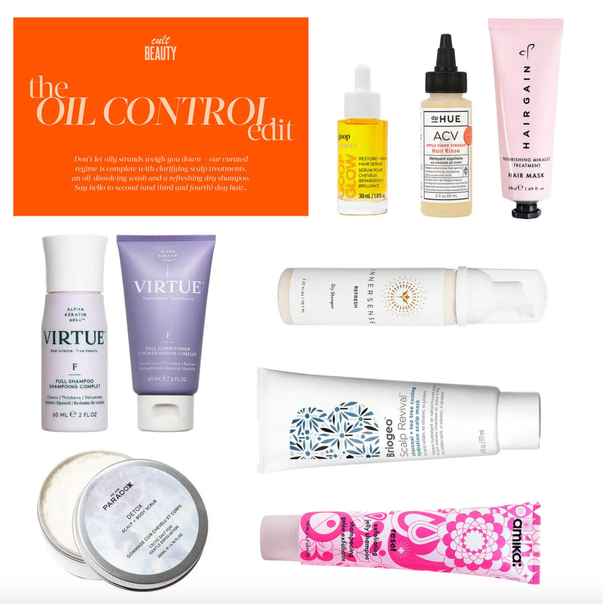 Cult Beauty Oil Control Edit