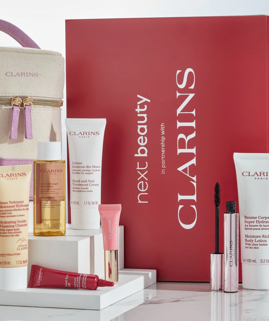 Next x Clarins Beauty Box 2022 - Beauty Calendar