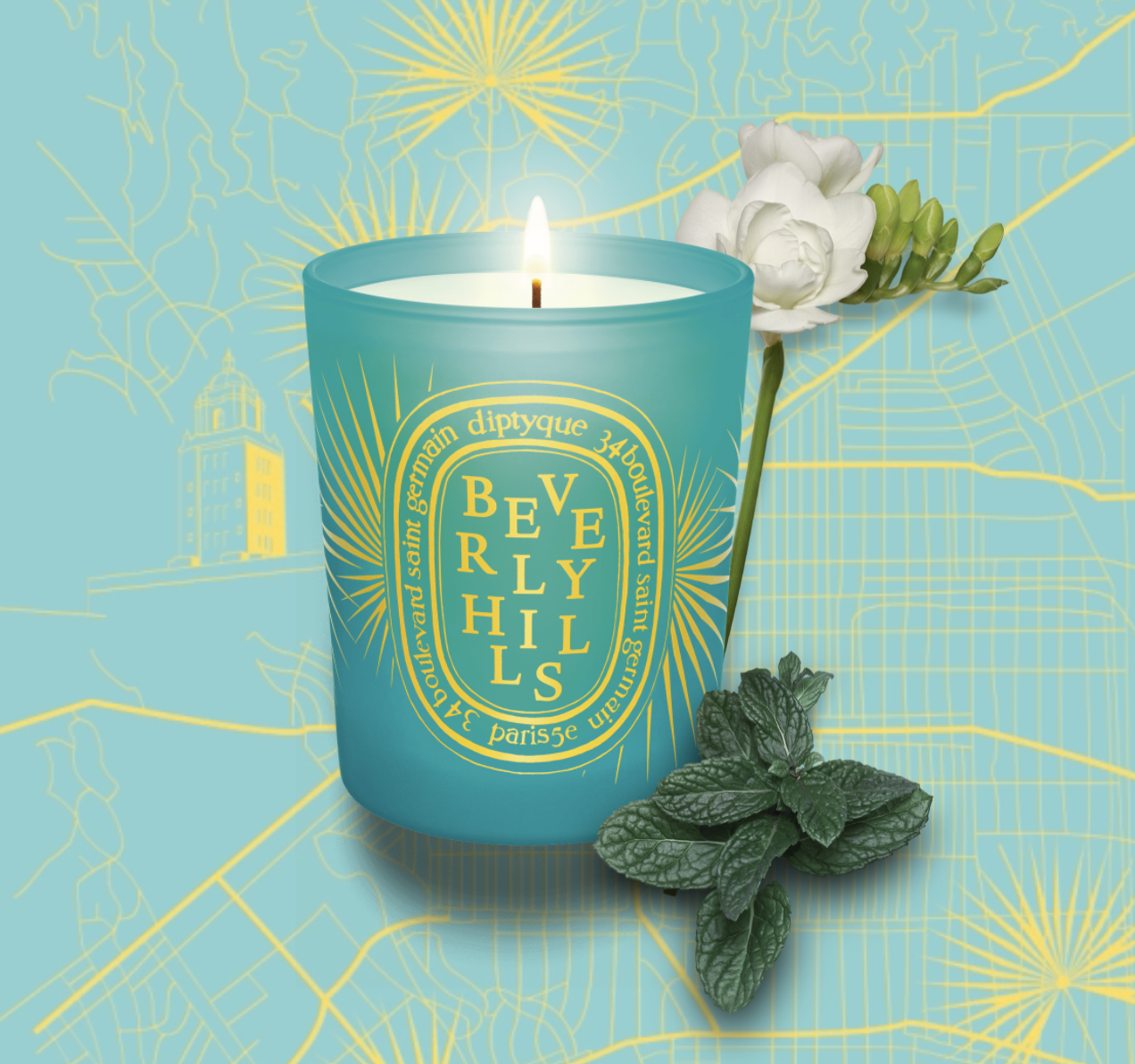 Diptyque City Candle Beverly Hills