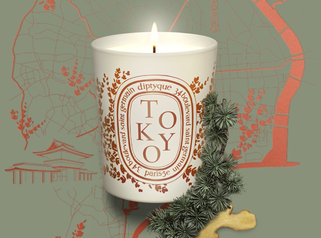 Diptyque City Candle Tokyo