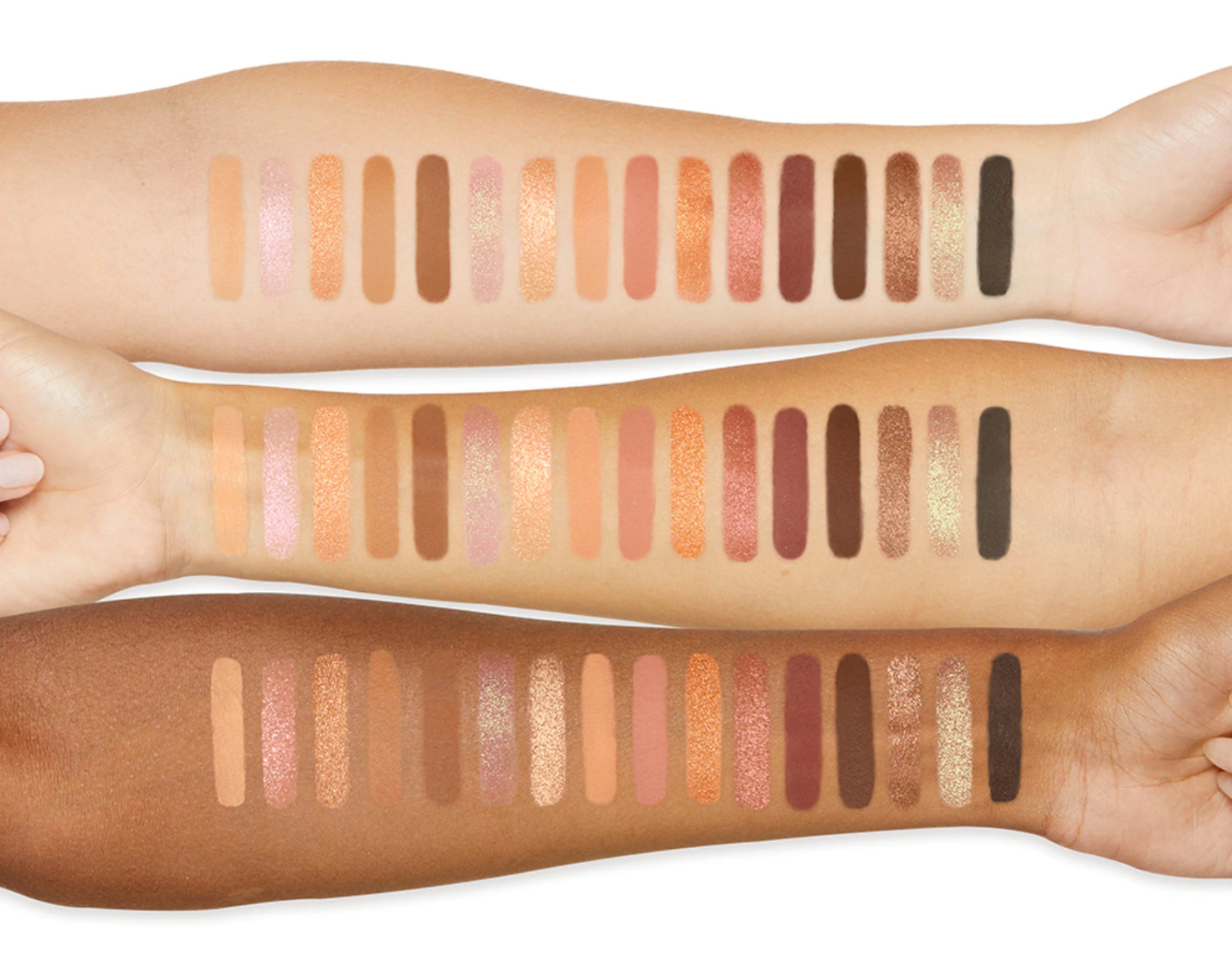 Too Faced Sunset Stripped swatches