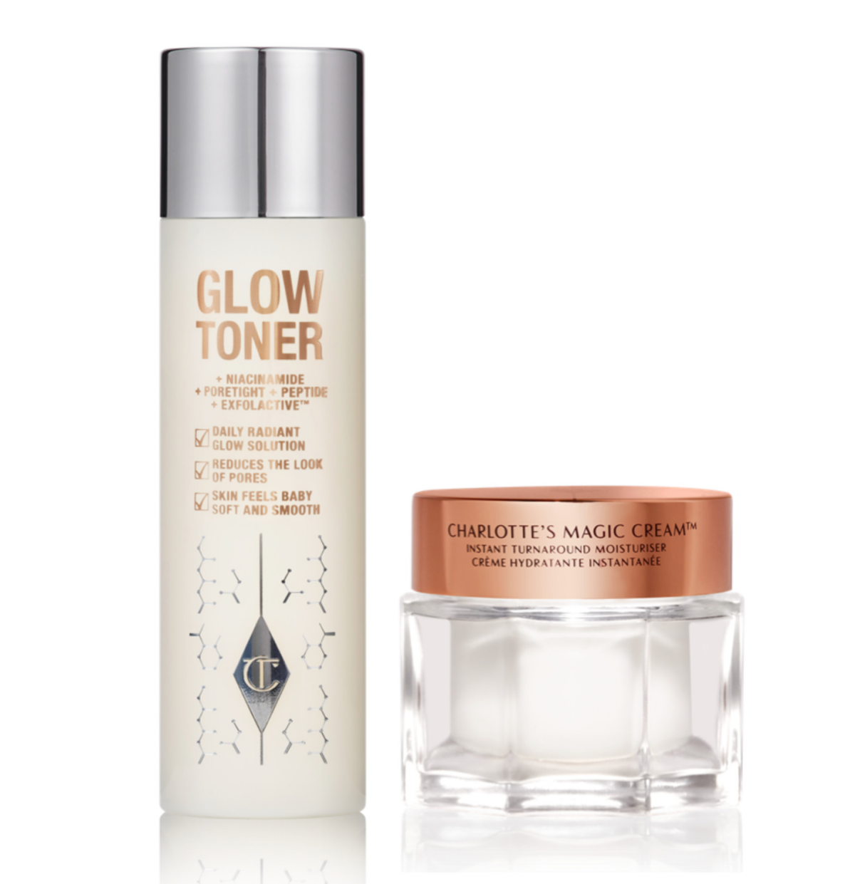 Charlotte Glow Toner Duo