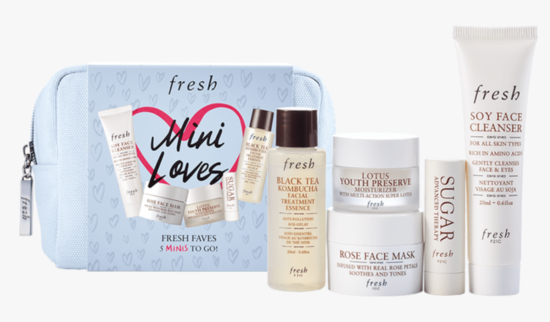 Fresh Mini Loves Favourites Kit Free Gift & 20% Off