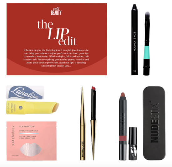 Cult Beauty The Lip Edit 2022 – Available Now!