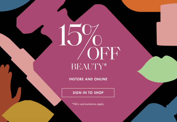 Harvey Nichols beauty sale