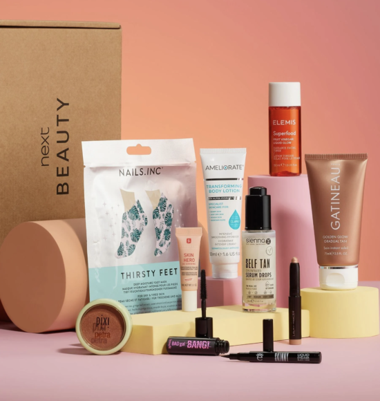 Next Packed and Ready To Glow Beauty Box