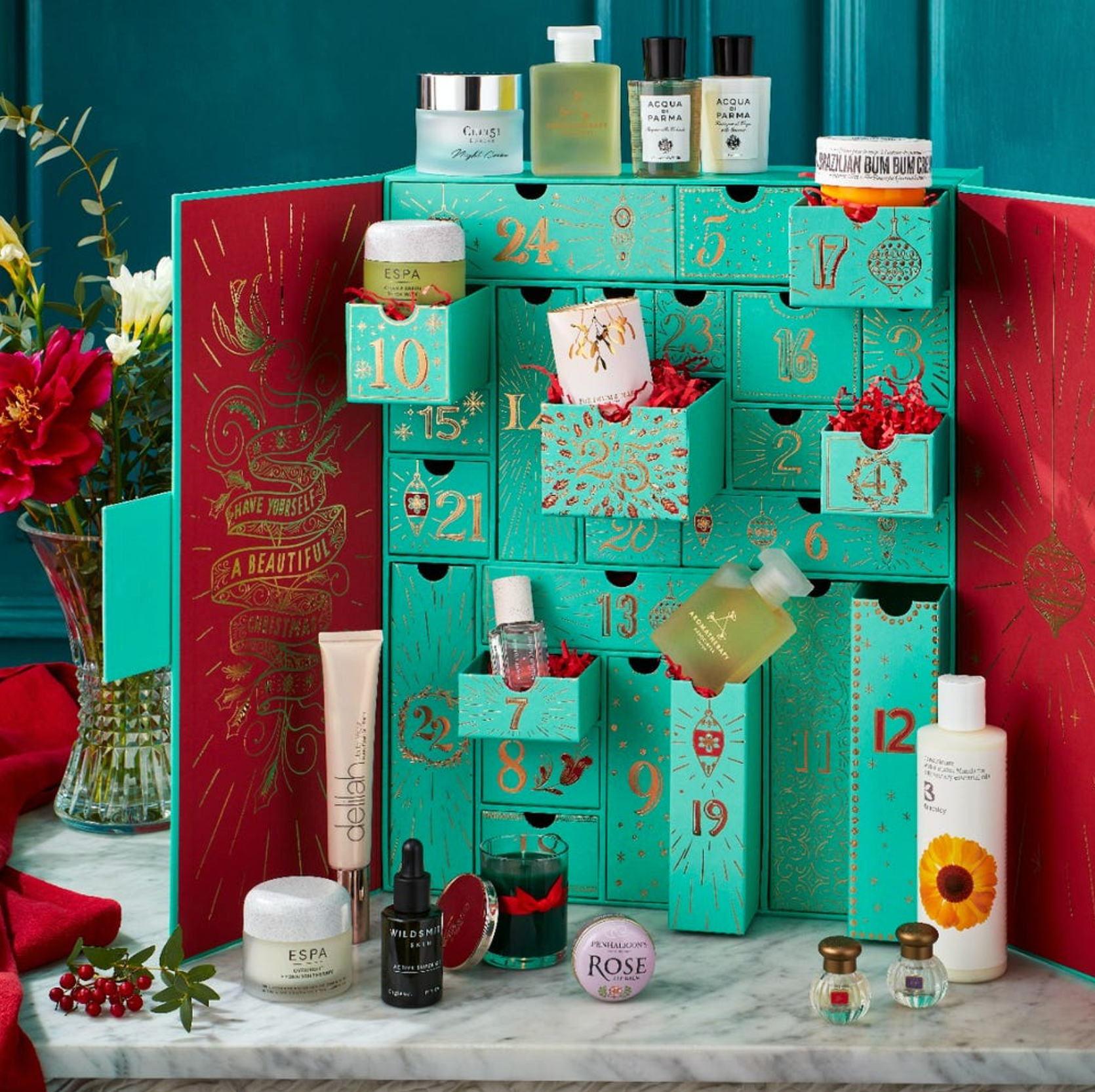 Fortnum & Mason Beauty Advent Calendar 2022 - Contents