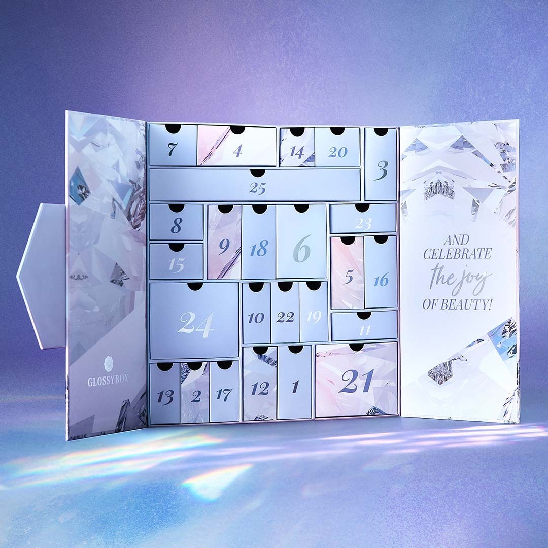 Glossybox advent calendar 2022 inside