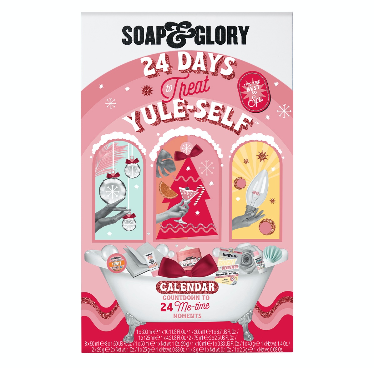 Soap & Glory Advent Calendar 2022 - Contents