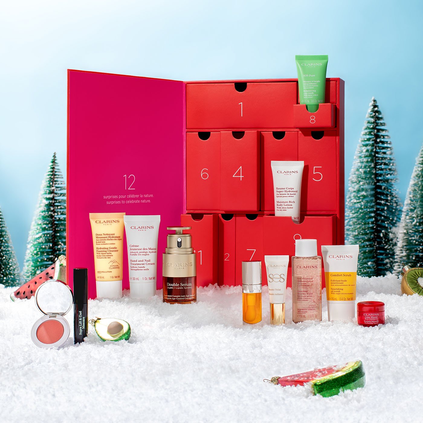 Clarins beauty advent calendar 2022