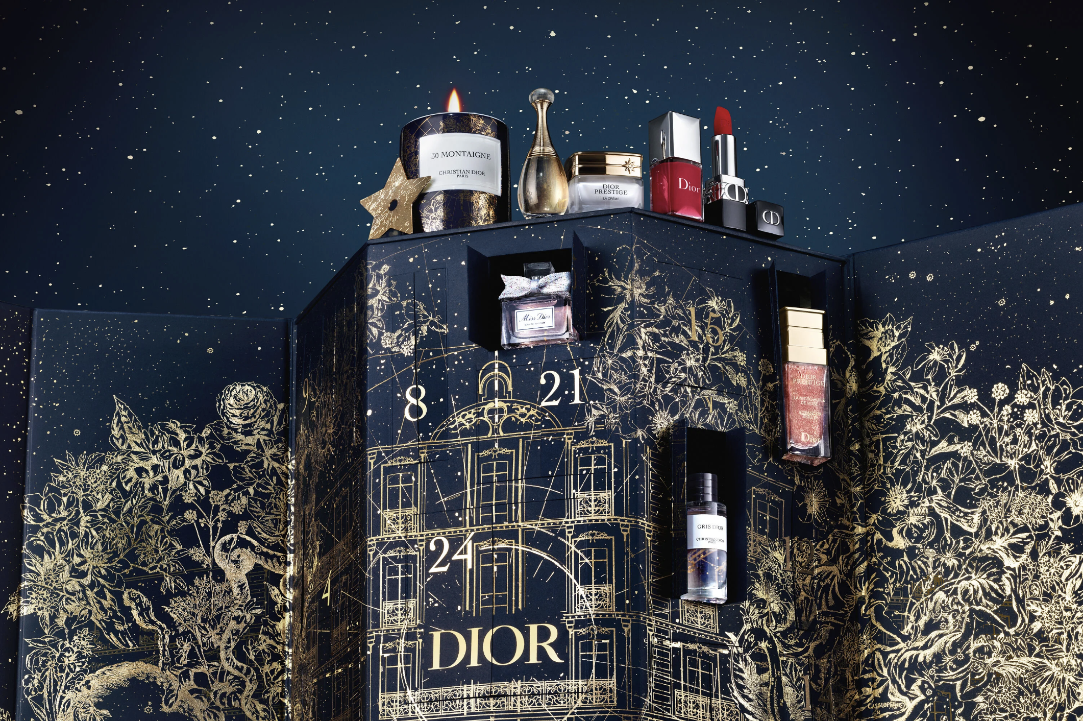 Dior アドベントカレンダー 2022 Dior Beauty Advent Calendar 2022 - Available Now! - Contents