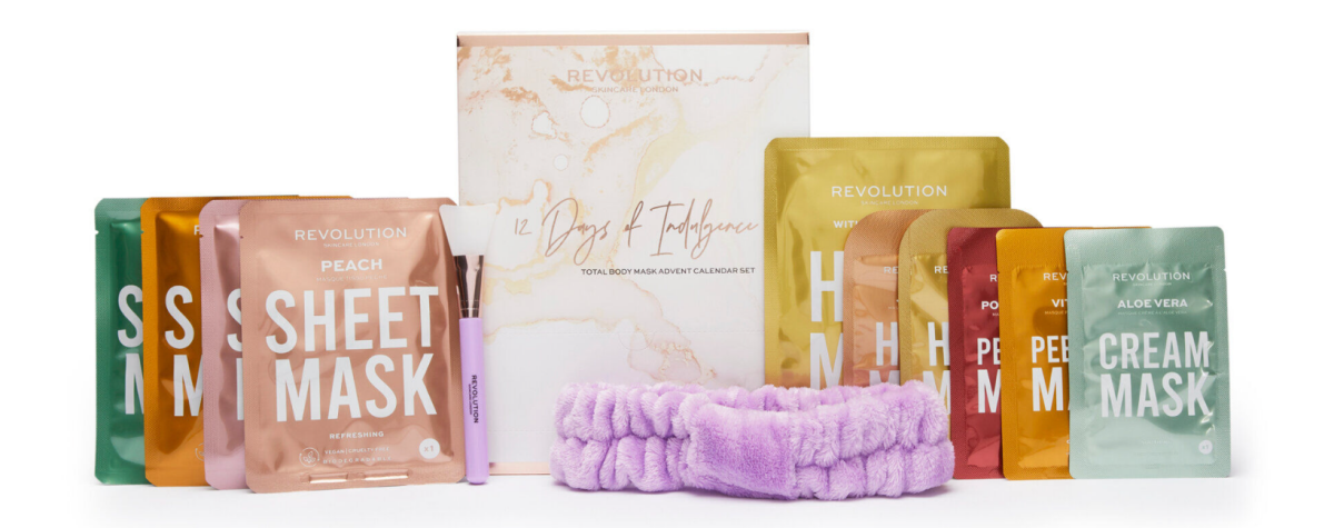 Revolution Sheet Mask Advent Calendar Body 2022