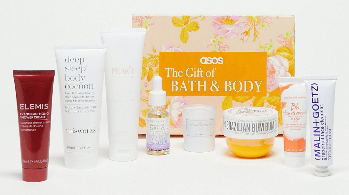 ASOS gift of bath and body box