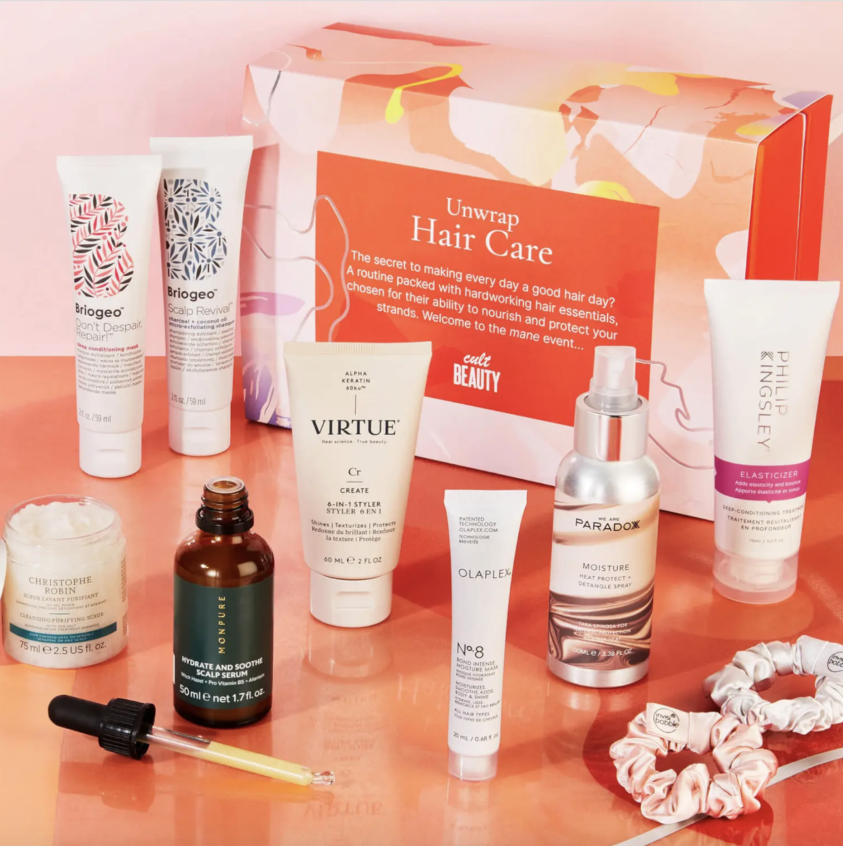 Cult Beauty Unwrap Hair Care Box