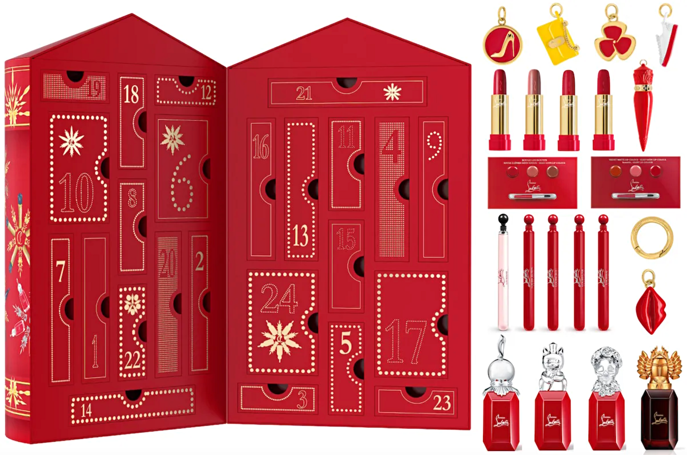 Louboutin beauty advent calendar 2022 contents