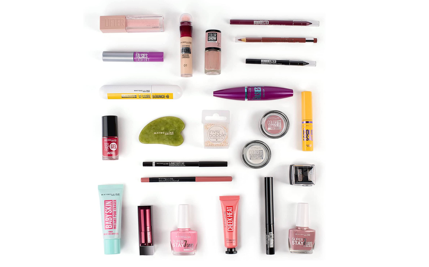 Maybelline beauty advent calendar contents 2022