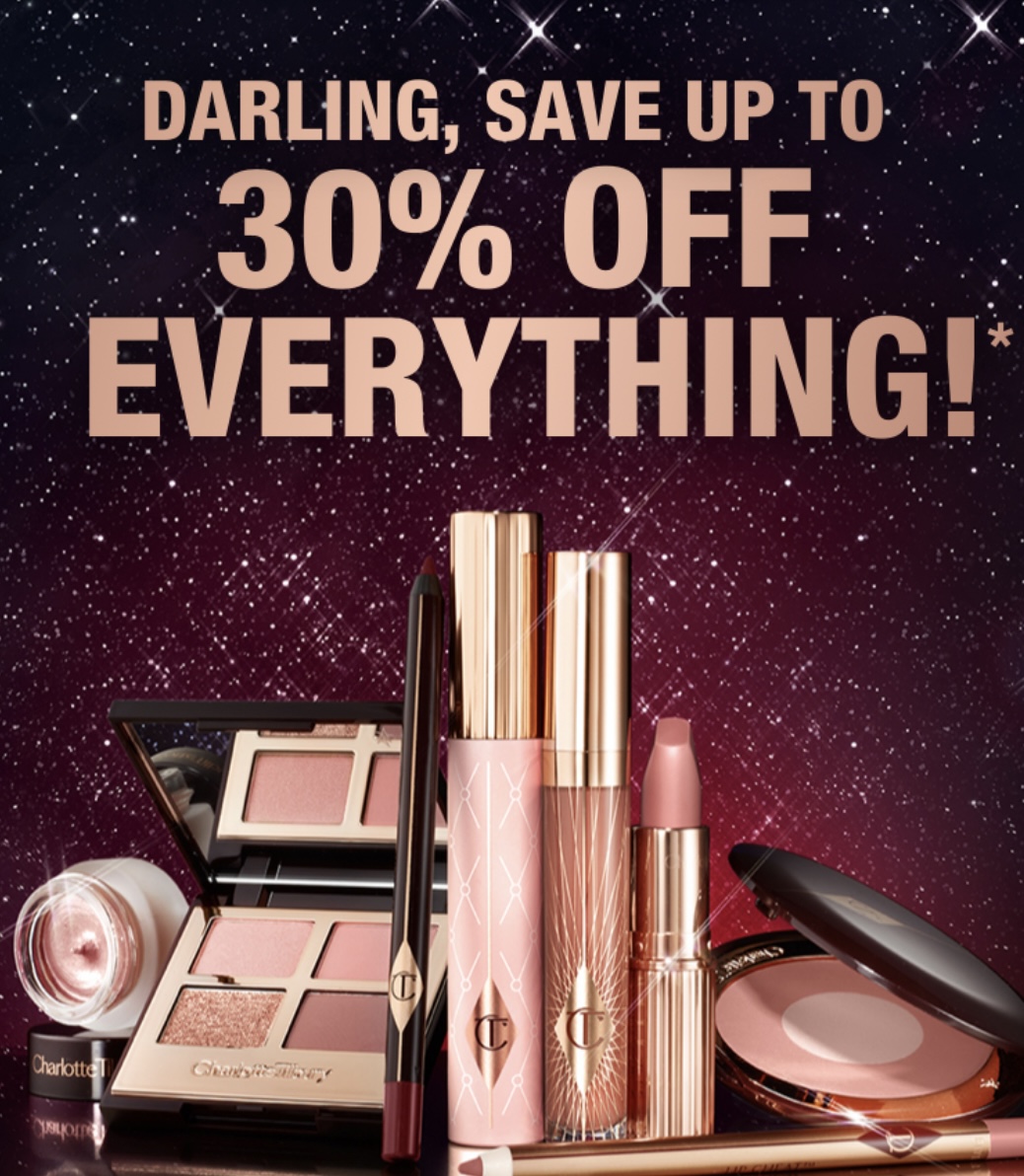 Charlotte Tilbury Black Friday 30% Off