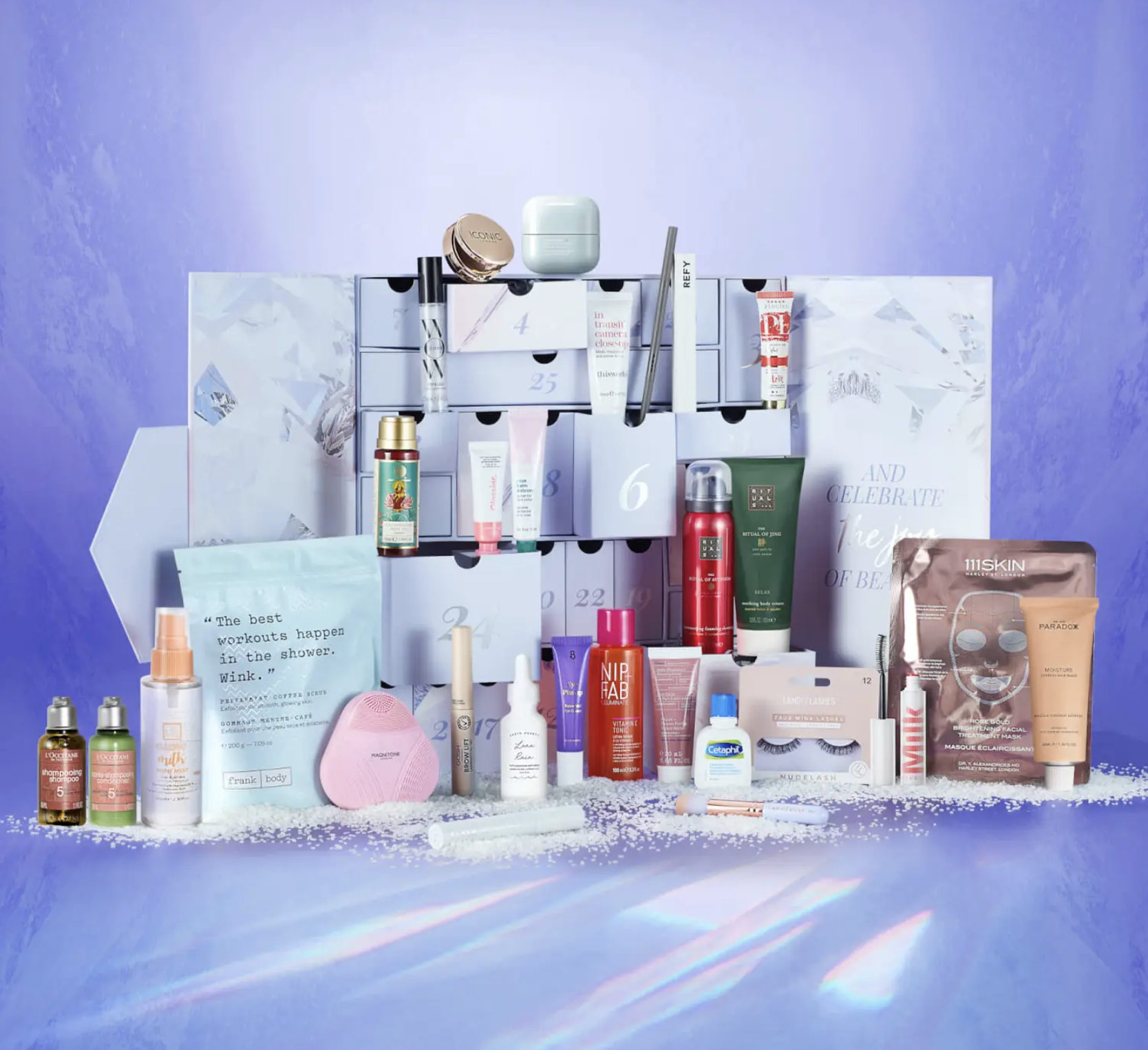 Glossybox advent calendar 2022 contents