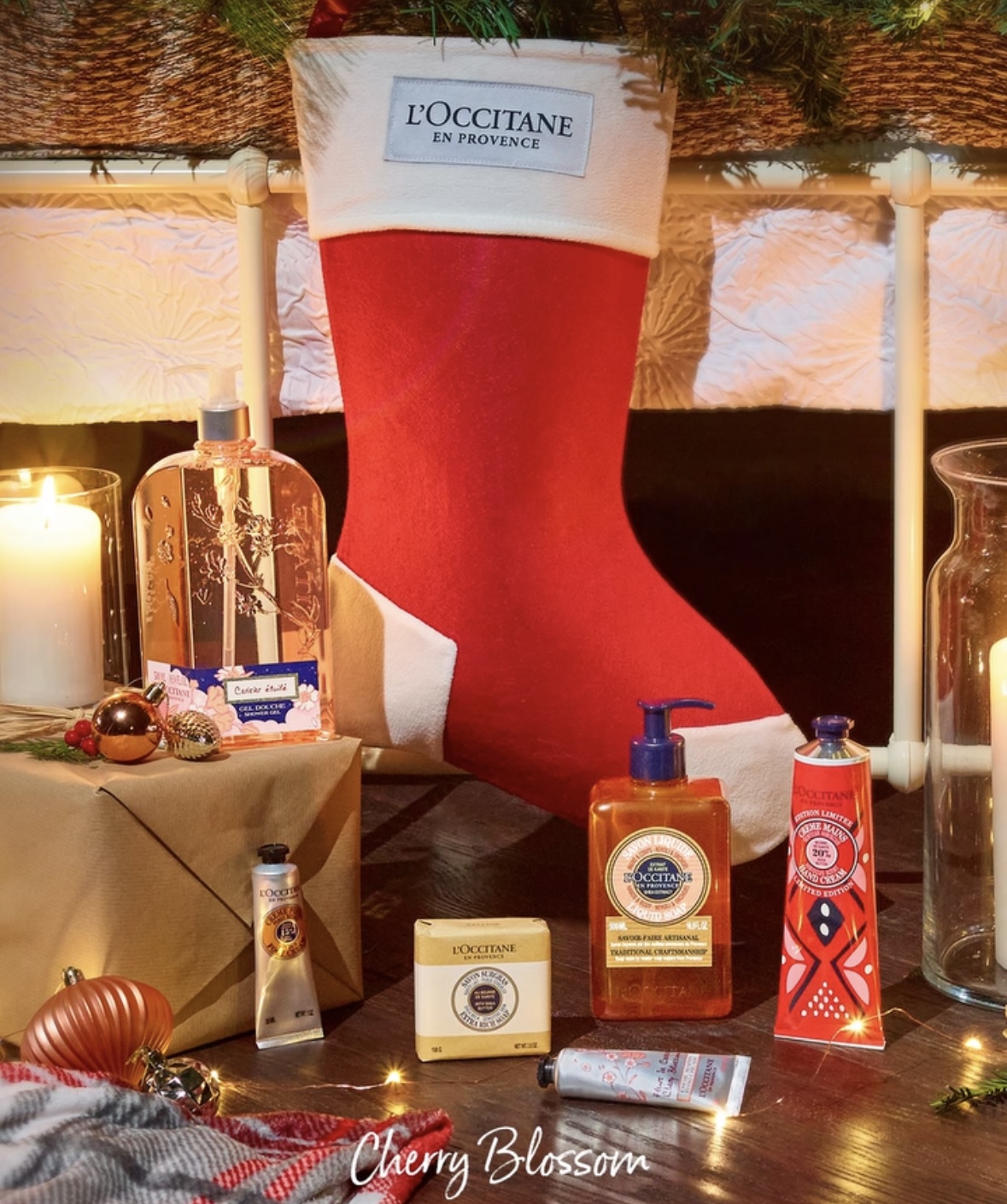 L'Occitane Stocking Cherry Blossom Collection