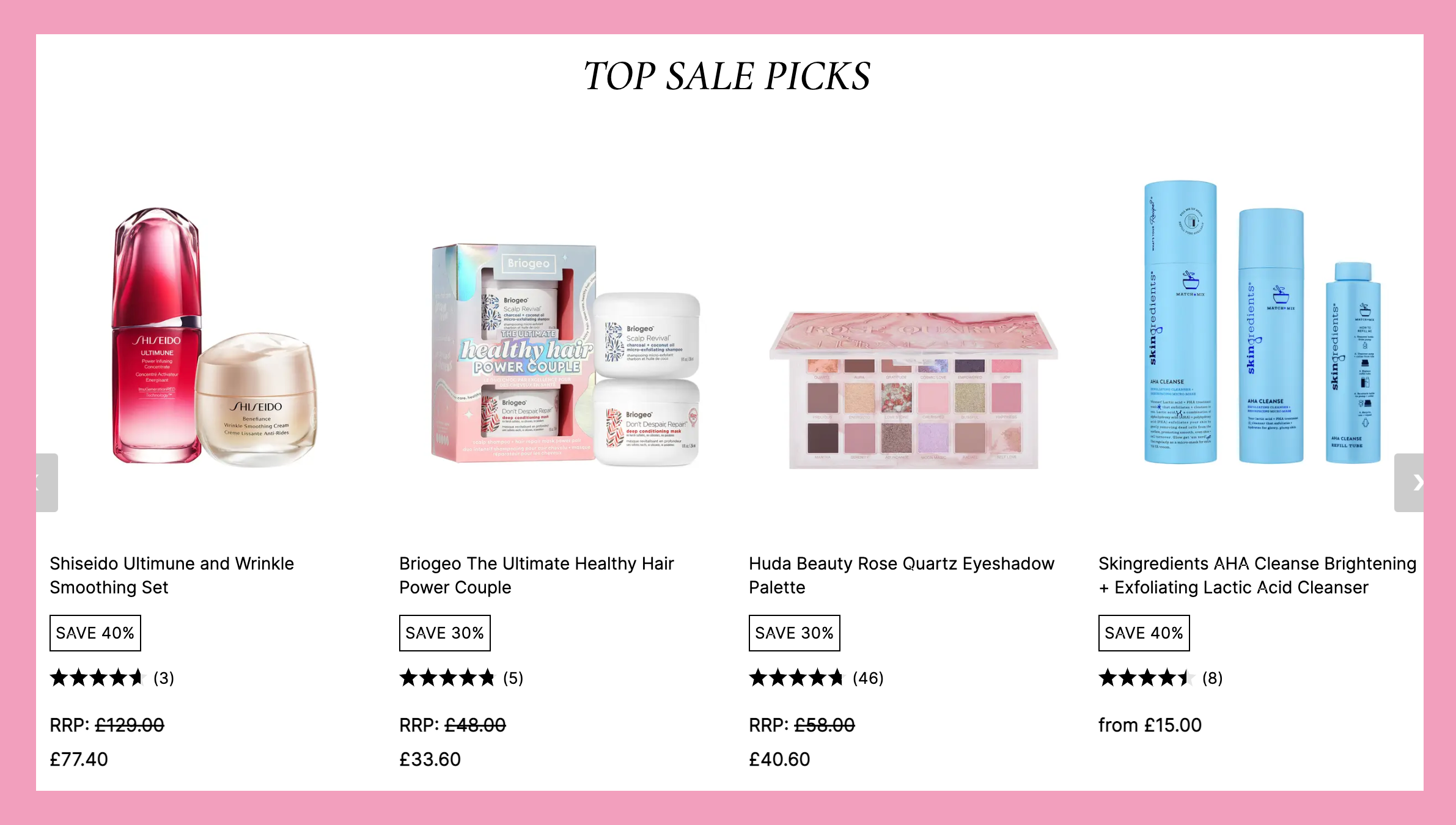 Cult Beauty Top Picks Sale Dec 2022
