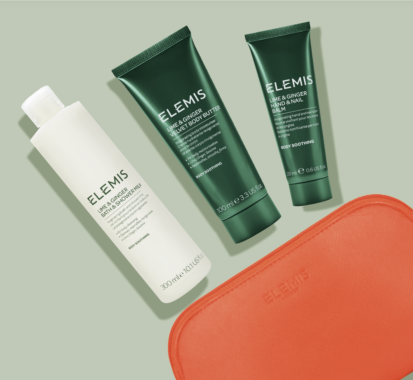 ELEMIS Lime and Ginger Body Trio