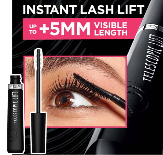 L’Oreal Paris Telescopic Lift Black Mascara – TikTok Viral!
