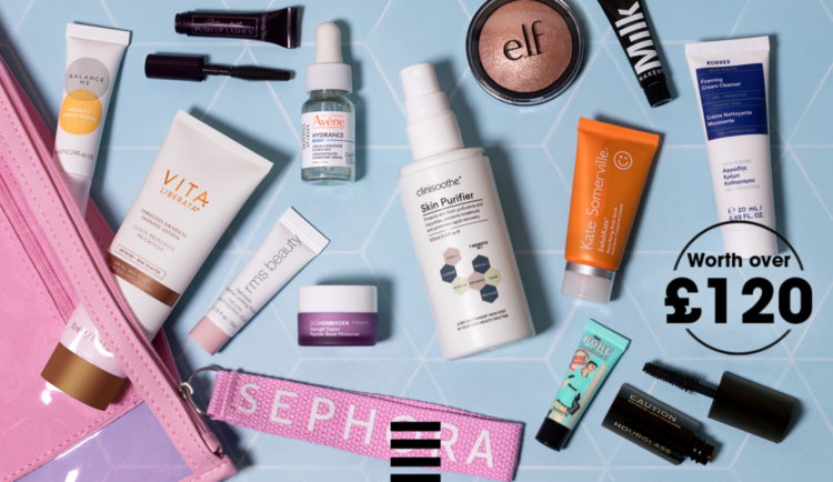 Sephora Jet Set Glow Goody Bag