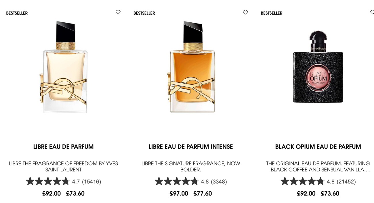 YSL Beauty 20% Off
