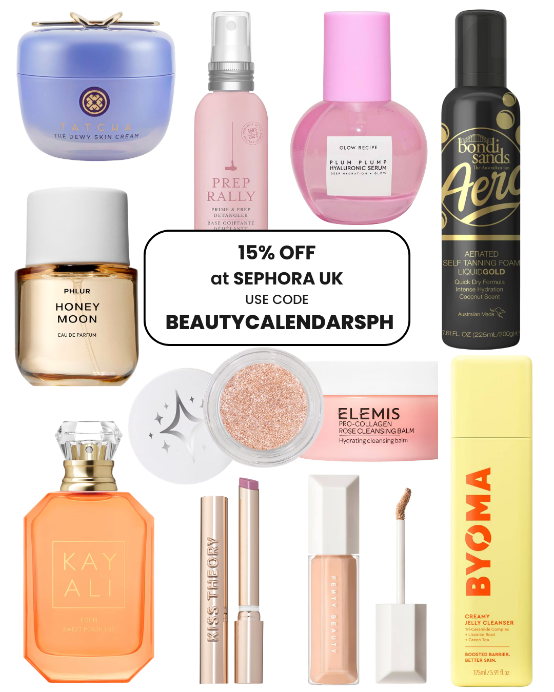 Sephora UK 15% Off Discount Code BEAUTYCALENDARSPH