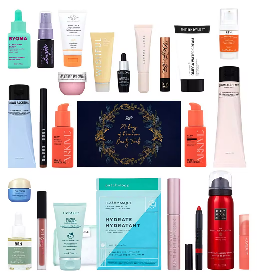 Boots Premium Advent Calendar Contents